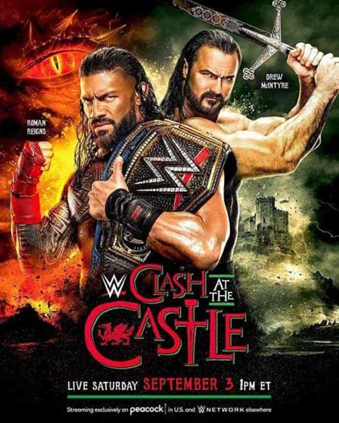 عرض WWE Clash at the Castle 2022 مترجم